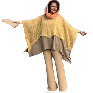 سمانه یوسف زاده - الگوی عبایی سایز در سه سایز